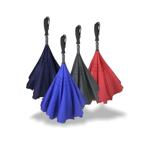 41" Inverted Umbrella with C-Shaped Handle