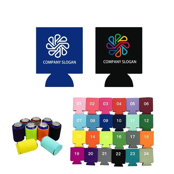 12oz Neoprene Full Color Can Cooler