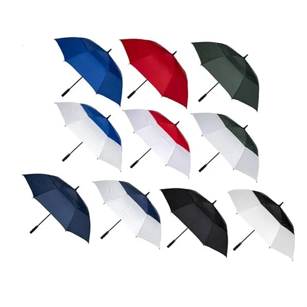 50" Double Layer Windproof Canopy Golf Umbrella