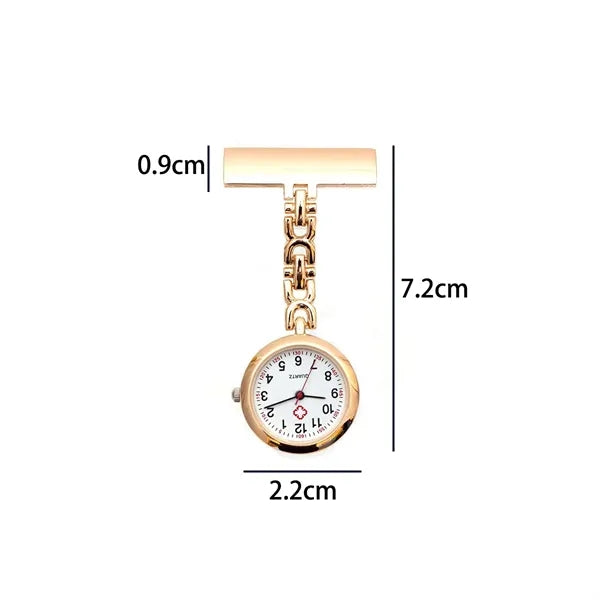 Quartz Nurse Clip Watch