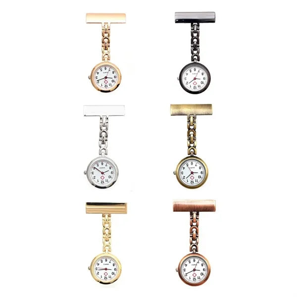 Quartz Nurse Clip Watch