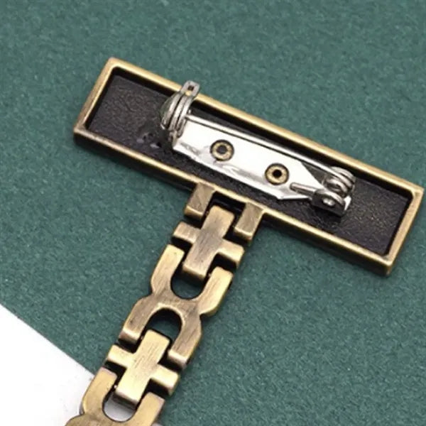 Quartz Nurse Clip Watch
