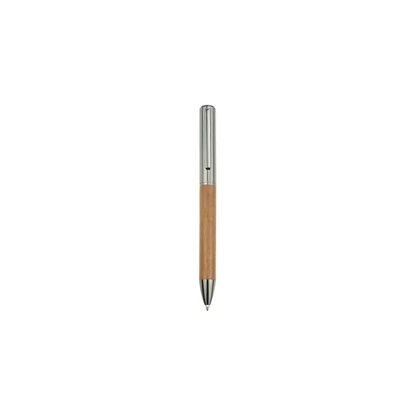 Vintage Metal & Wood Ballpoint Pen