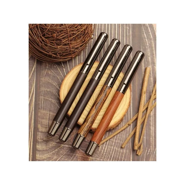 Vintage Metal & Wood Ballpoint Pen