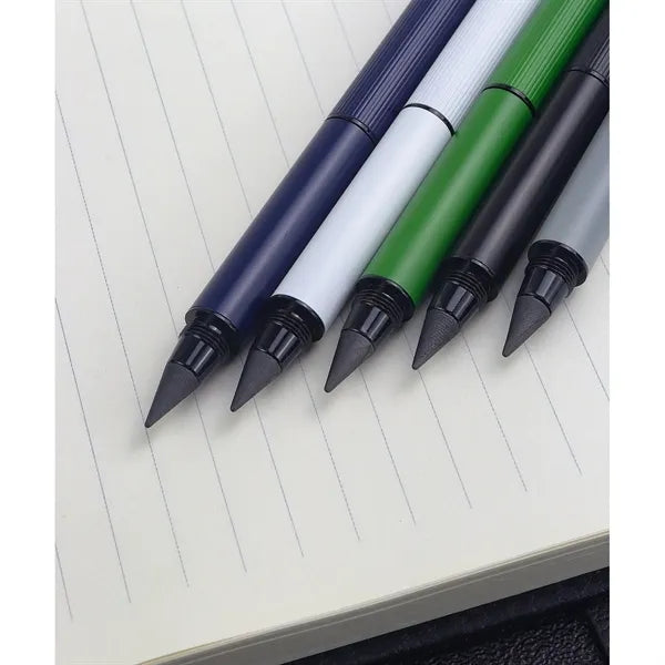 Dual-Purpose Metal Gel & Pencil Pen