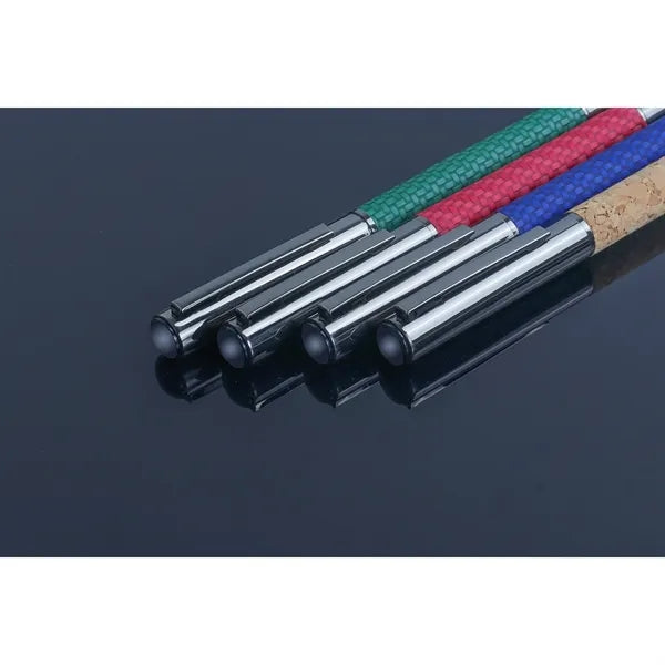 Cork-Clad Metal Rollerball Pen