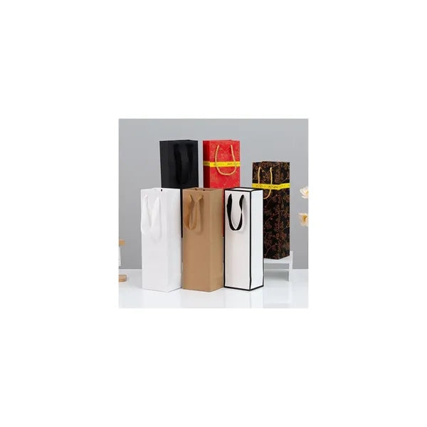 Premium Kraft Tote Wine Gift Bag