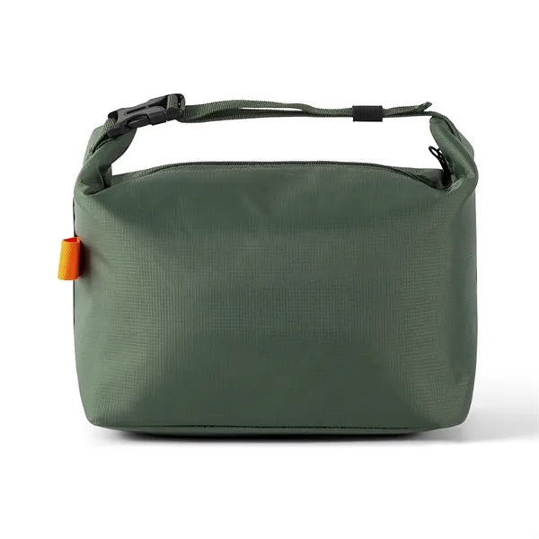 Foldable PEVA Insulated Lunch Cooler Bag with Buckle Handle