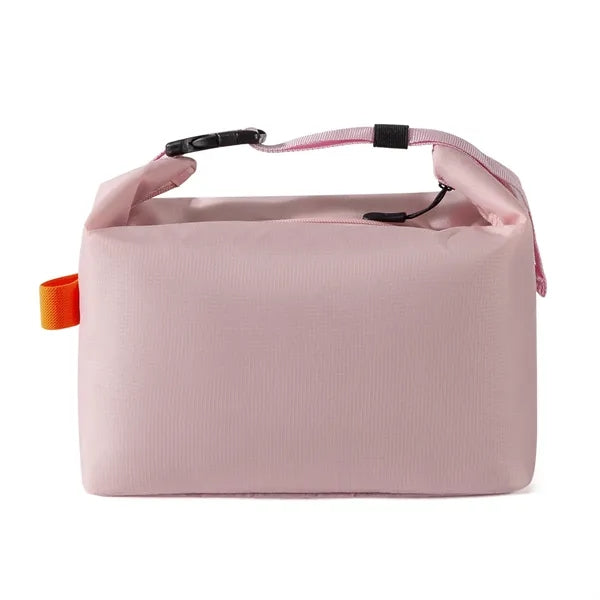 Foldable PEVA Insulated Lunch Cooler Bag with Buckle Handle