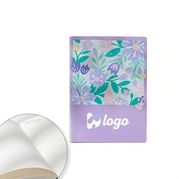 A5 Floral PU Leather Notebook