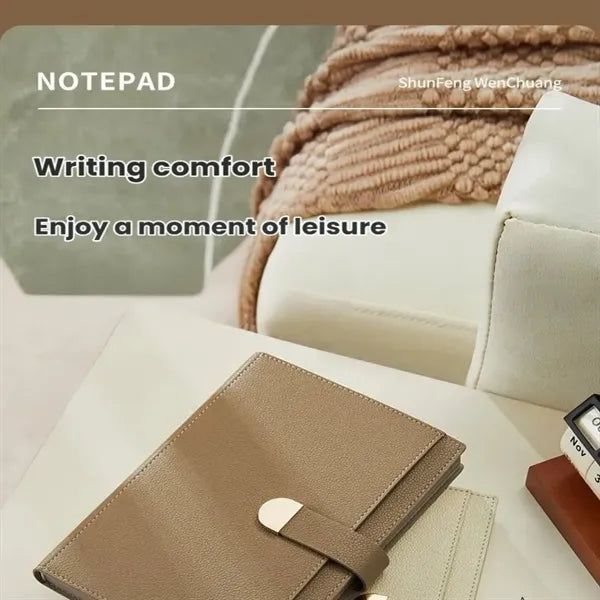 PU Leather Notebook with Pen Loop