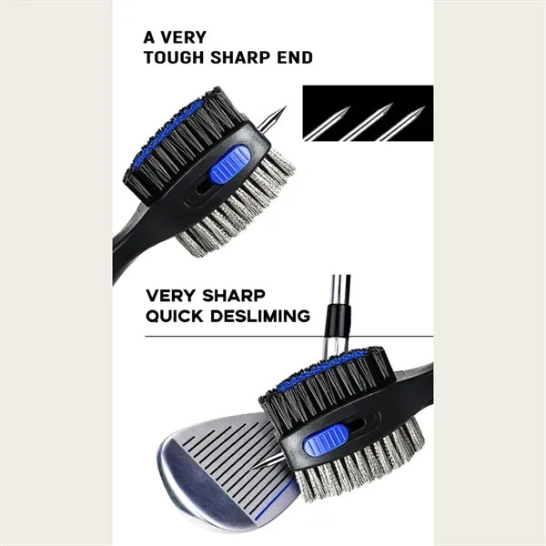Multi-functional Golf Club Cleaning Brush