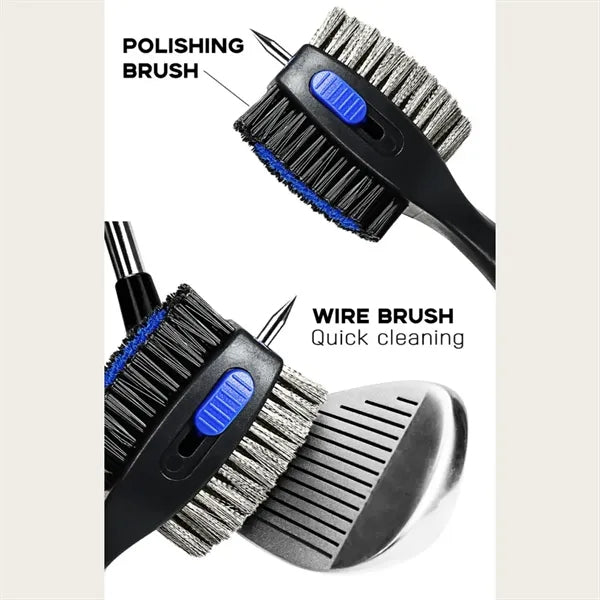 Multi-functional Golf Club Cleaning Brush