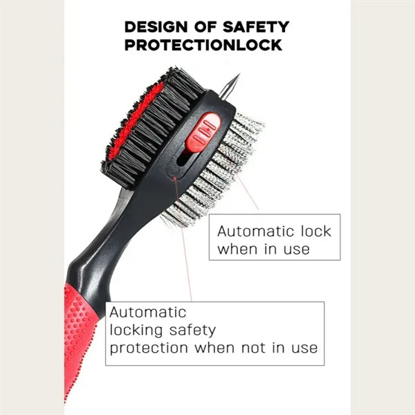 Multi-functional Golf Club Cleaning Brush