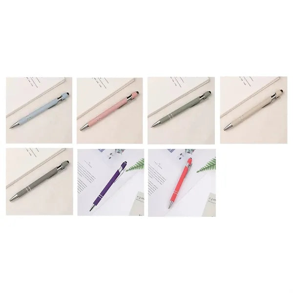 2 In 1 Stylus Ballpoint Touchscreen 0.5mm Black Ink Gift