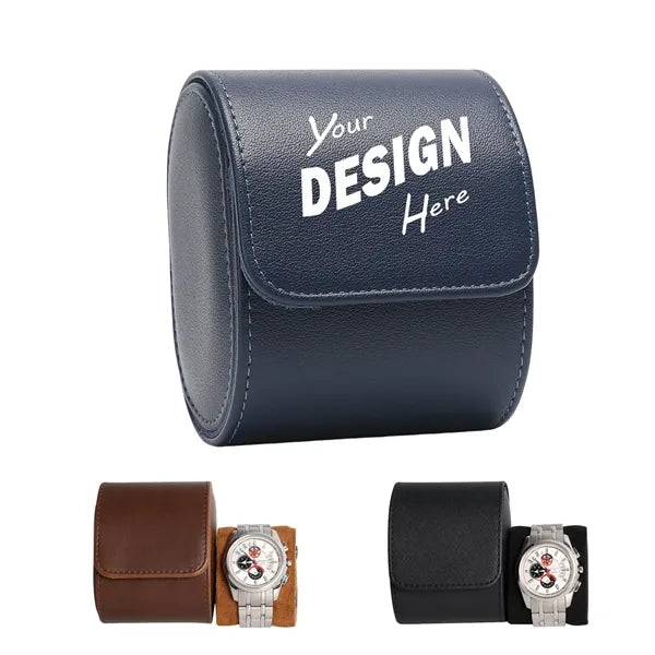 Waterproof PU Leather Watch Storage Bag
