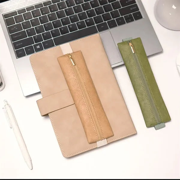 Pencil Pouch Elastic Band Desk Organizer School Office