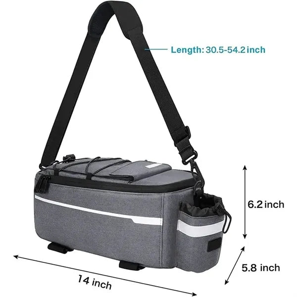 Insulated Bicycle Rear Rack Bag Waterproof Bike Trunk Cooler