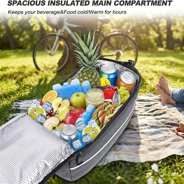 Insulated Bicycle Rear Rack Bag Waterproof Bike Trunk Cooler