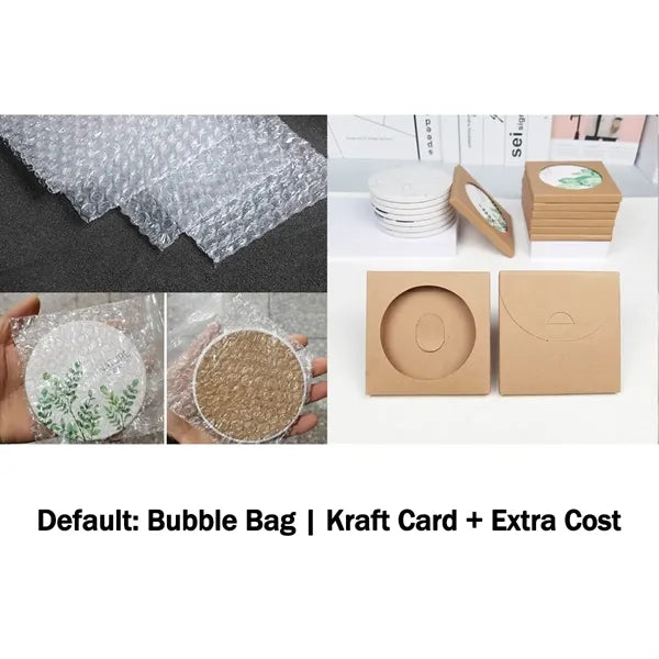 Full Color Ceramic Absorbent Drink Coaster 4 inch Cup