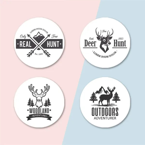 Full Color Ceramic Absorbent Drink Coaster 4 inch Cup