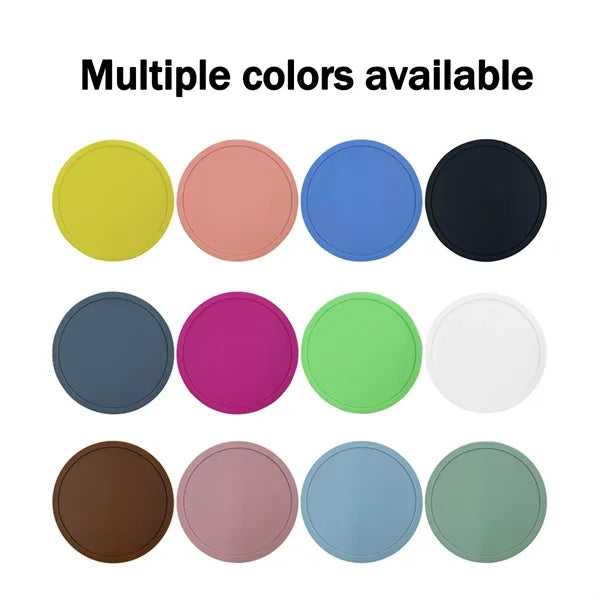 12 Pcs 4 Inch Silicone Coasters Holder Rack Heat Resistant