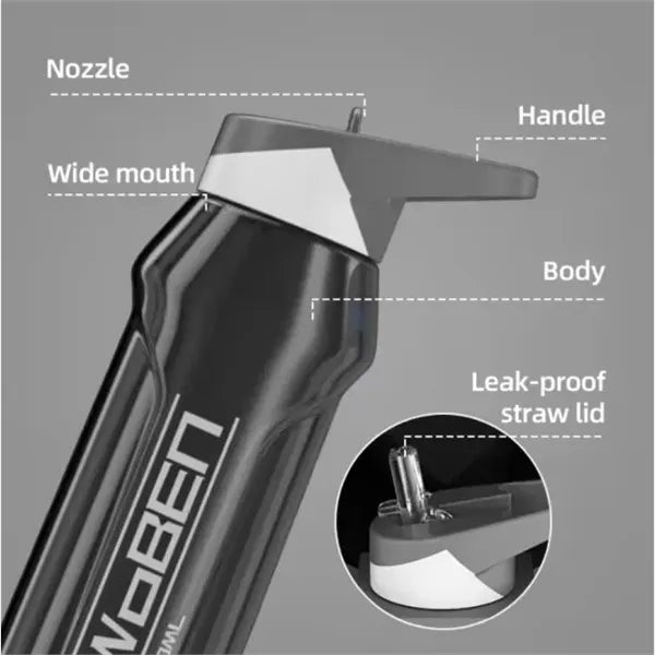 27 oz Sports Water Bottle With Lid