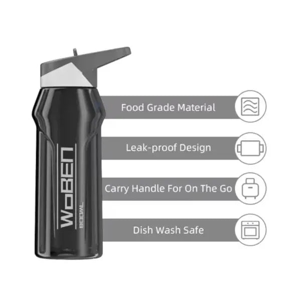 27 oz Sports Water Bottle With Lid
