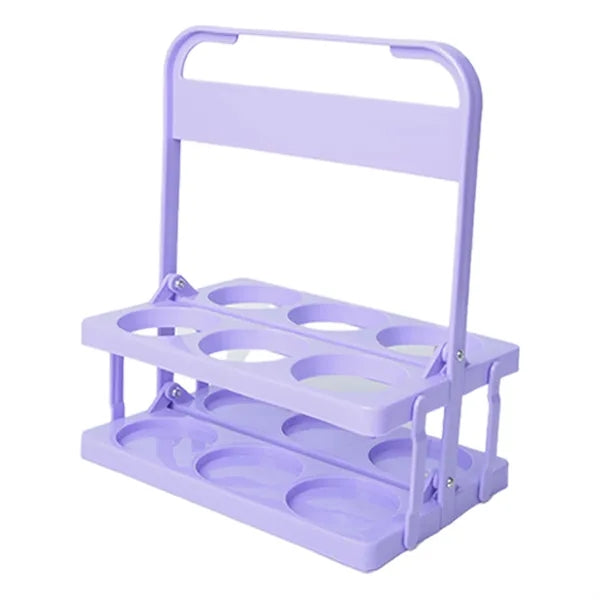 Foldable 6 Beer Collector Bottle Carrier