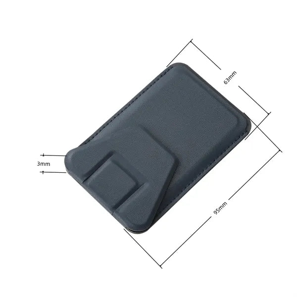 Magnetic Phone Wallet Stand PU Leather Foldable Holder