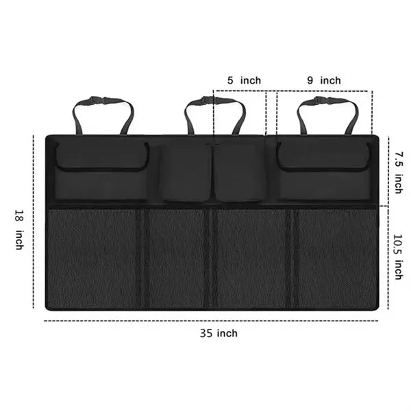 Foldable Car Back Seat Trunk Organizer