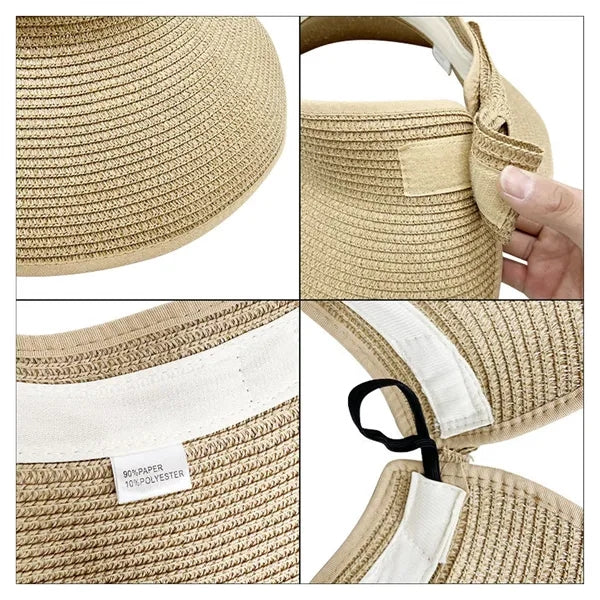 Foldable Women Summer Straw Hat