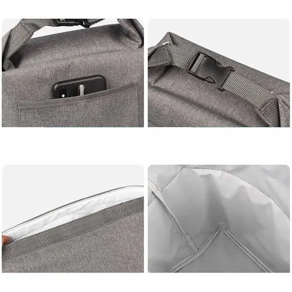 Durable Roll-top Insulated Lunch Tote Bag