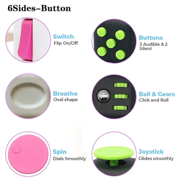 Fun Block Fidget Cube Stress Relief Toy