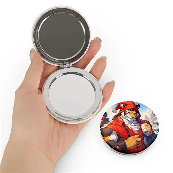 PU Handheld Folding Mirror