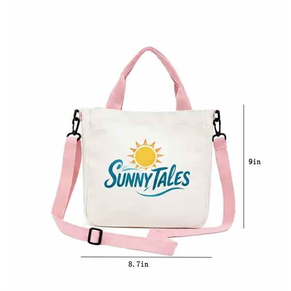 Multi-Functional Canvas Crossbody Shoulder Bag