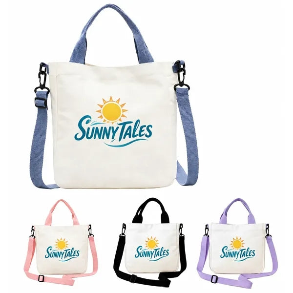 Multi-Functional Canvas Crossbody Shoulder Bag
