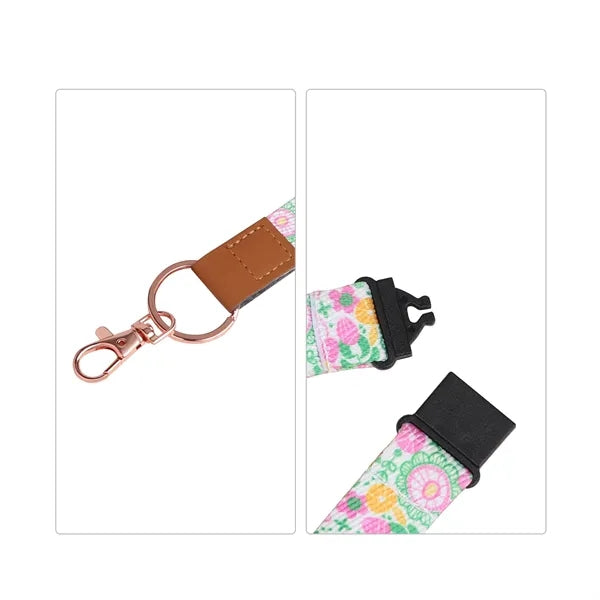 3/4" Polyester Breakaway Lanyard ID Badge Holder