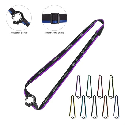 62.5" Polyester Adjustable Water Bottle Holder Lanyard Strap