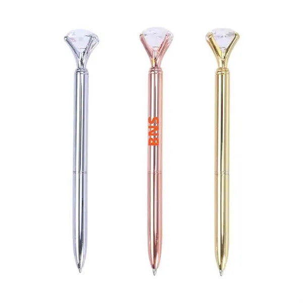 Elegant Metallic Diamond Ballpoin Pen