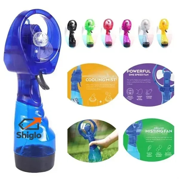 Battery Powered Water Misting Fan