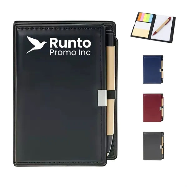 PVC Leather Notebook With Pen