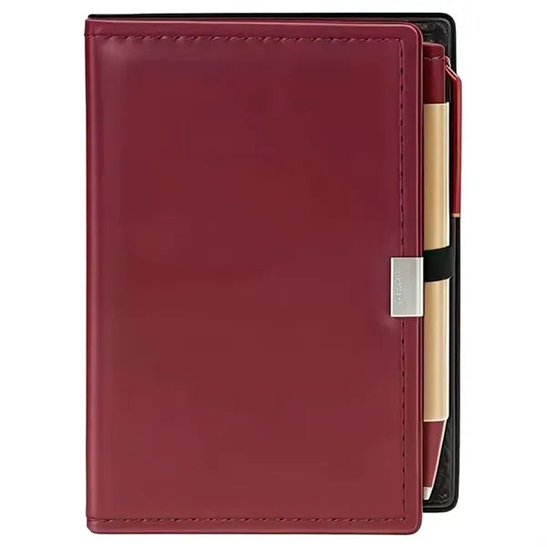PVC Leather Notebook With Pen