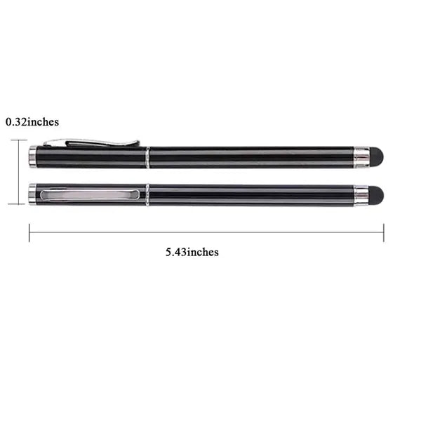 Metal Dual-Use Pen: Stylus & Ballpoint