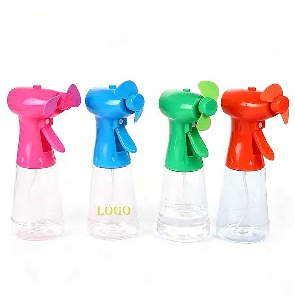 Stay Cool Spray Bottle & Fan