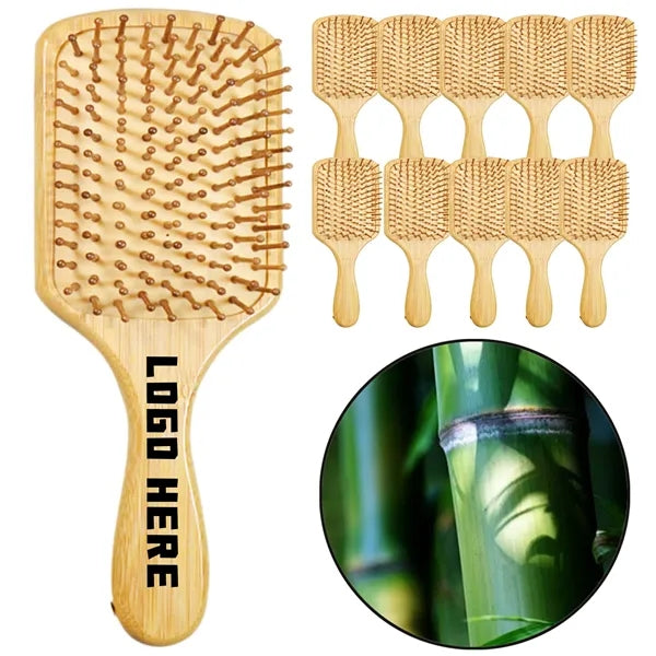 Bamboo Paddle Hair Brush