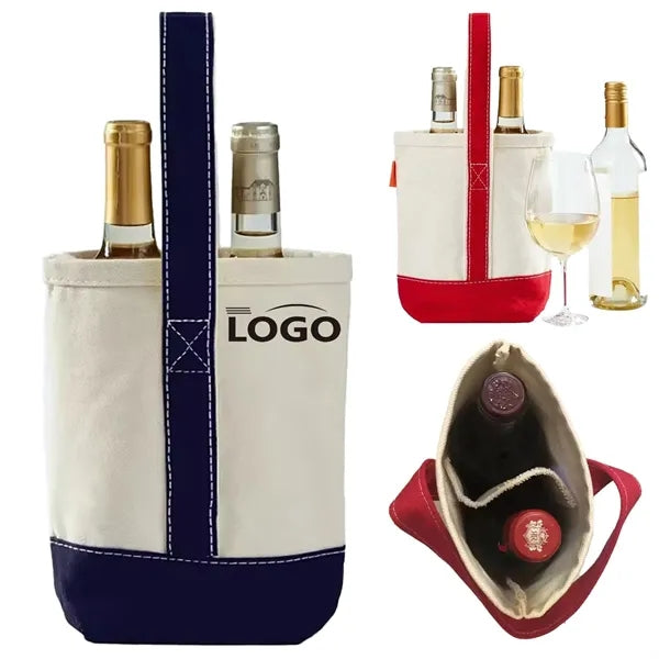 Portable Wine Bottle Carrier Tote