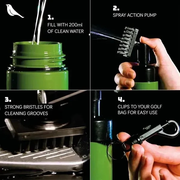 Durable Golf Club Water Brush Versatile Cleaning Tools