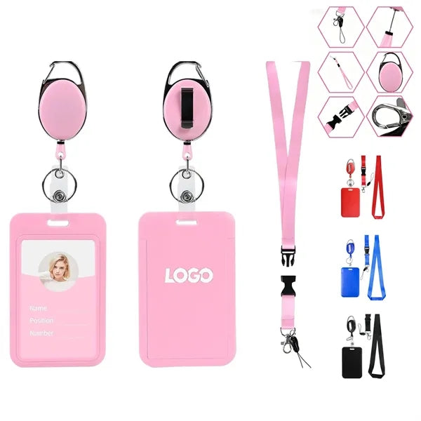 Lanyard Key chain With ID Badge Holder