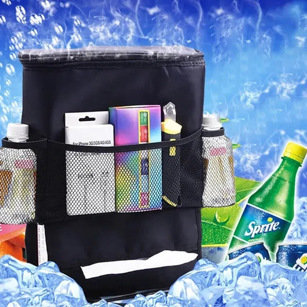Car Auto Back Seat Organizer Hanging Insulated Cooler Bag
